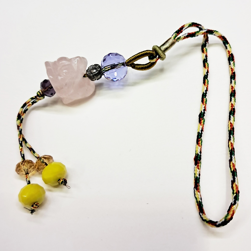 雞{粉晶}吊飾【十方】153836