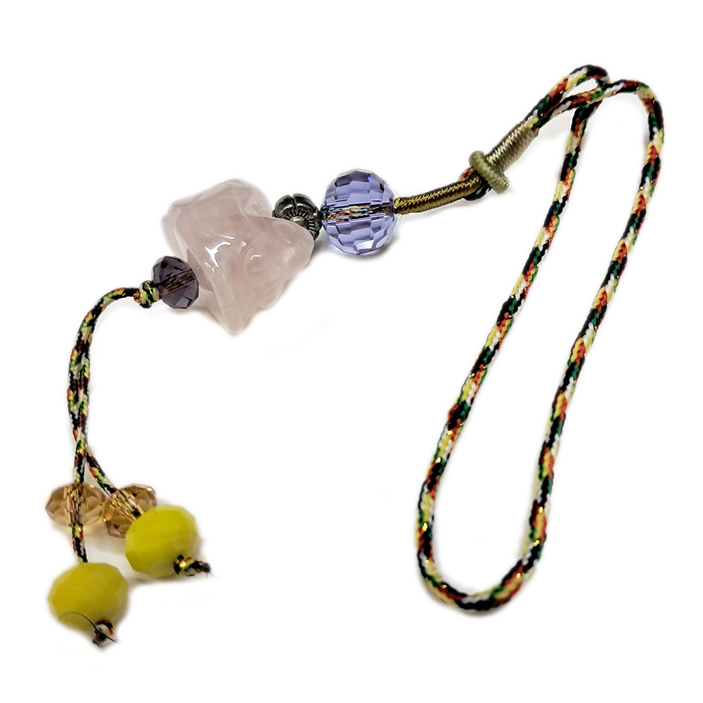 雞{粉晶}吊飾【十方】153836