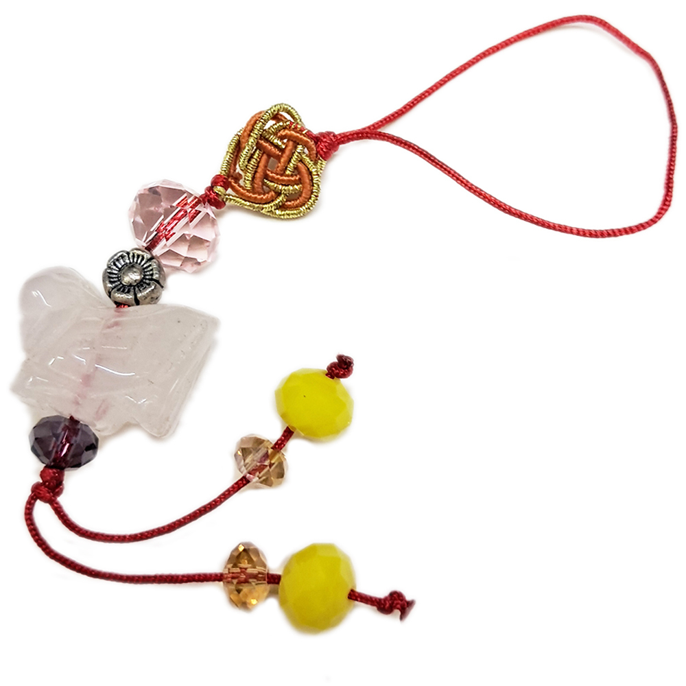 雞{粉晶}吊飾【十方】153837