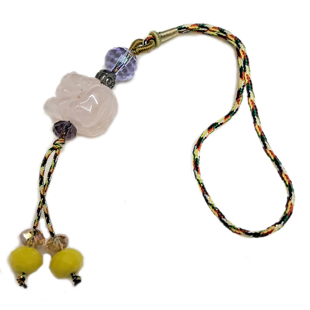 猴{粉晶}吊飾【十方】153838