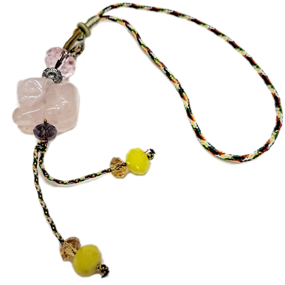 猴{粉晶}吊飾【十方】153839