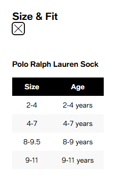 【預購】Polo Ralph Lauren G112034 童襪 6-Pack
