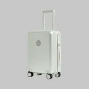 [S] AGATHA CABIN SIZE LUGGAGE, AGTB137-702- SILVER (SAG34)