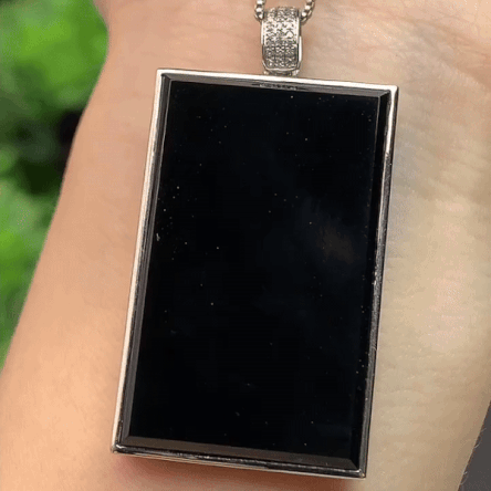 1117353 翡翠墨翠無事牌