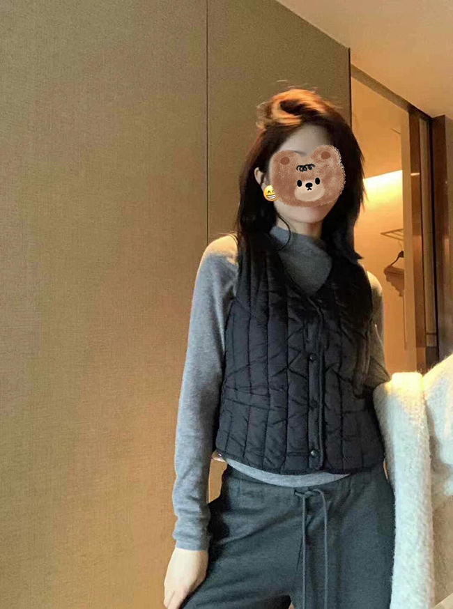 瘦瘦小隻女羊羔毛背心-兩色預購