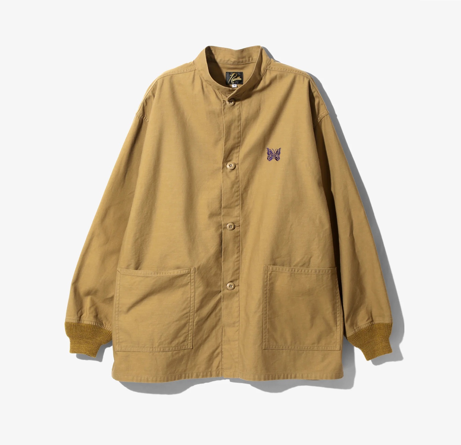 NEEDLES S.C. ARMY SHIRT BACK SATEEN (KHAKI) - PRE ORDER ITEM (預訂中)