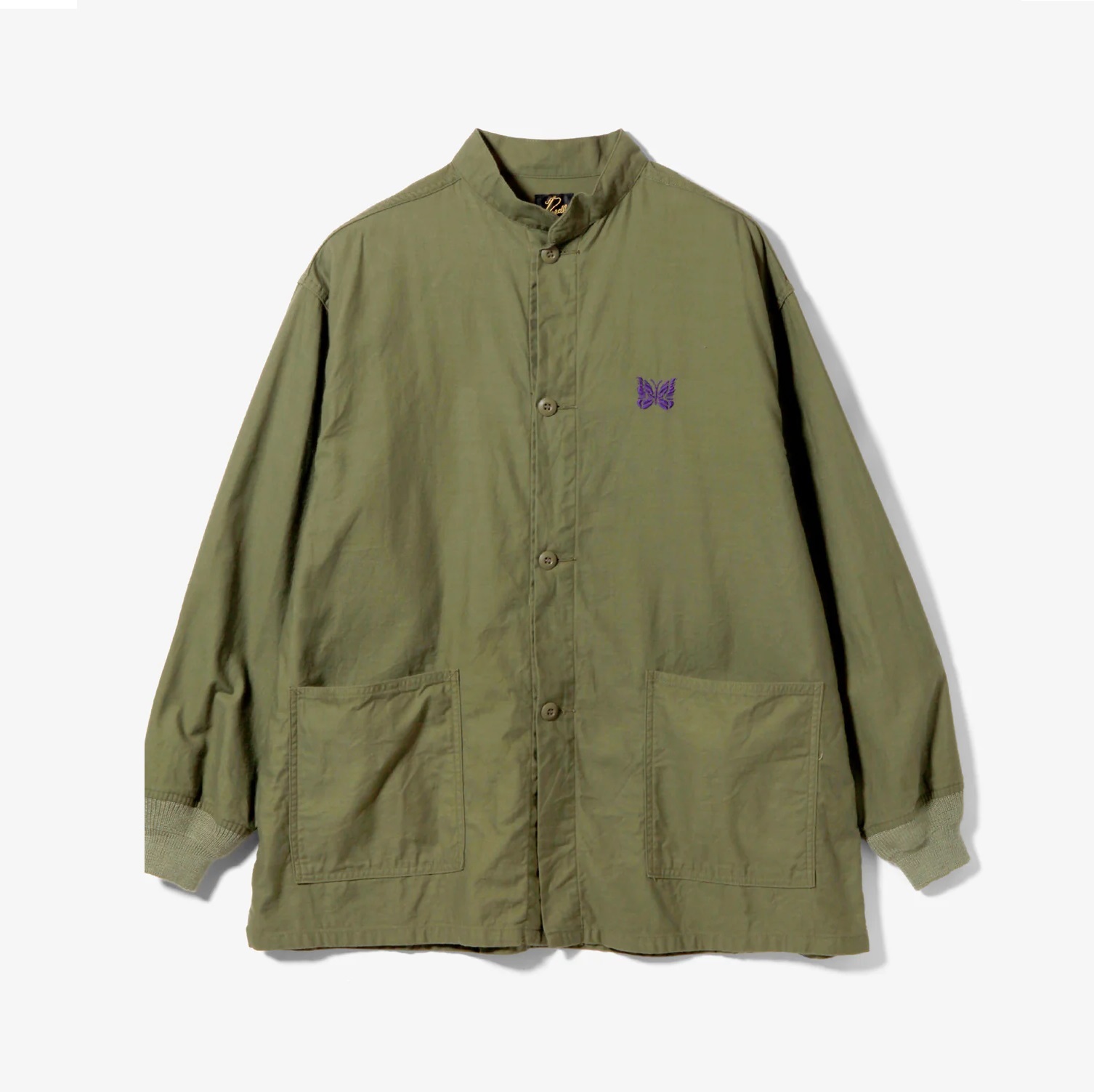 NEEDLES S.C. ARMY SHIRT BACK SATEEN (OLIVE) - PRE ORDER ITEM (預訂中)