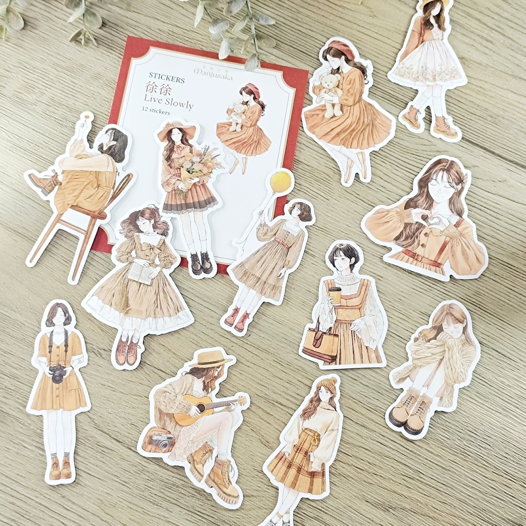 曼殊沙華．徐徐 女孩貼紙包