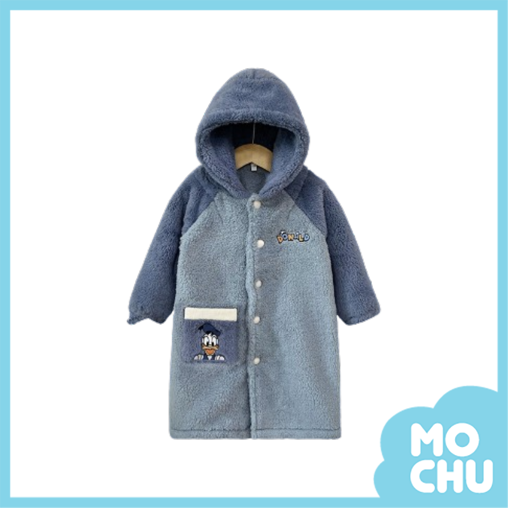 唐老鴨北美絨加厚睡袍