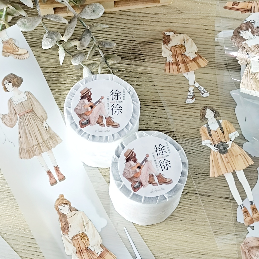 曼殊沙華．徐徐 5cm霧面/亮面PET膠帶 <整捲/分裝>