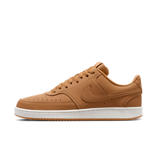 男鞋 NIKE COURT VISION LO 泰奶棕 經典 復古 膠底 皮革 休閒鞋【HJ4031-200】