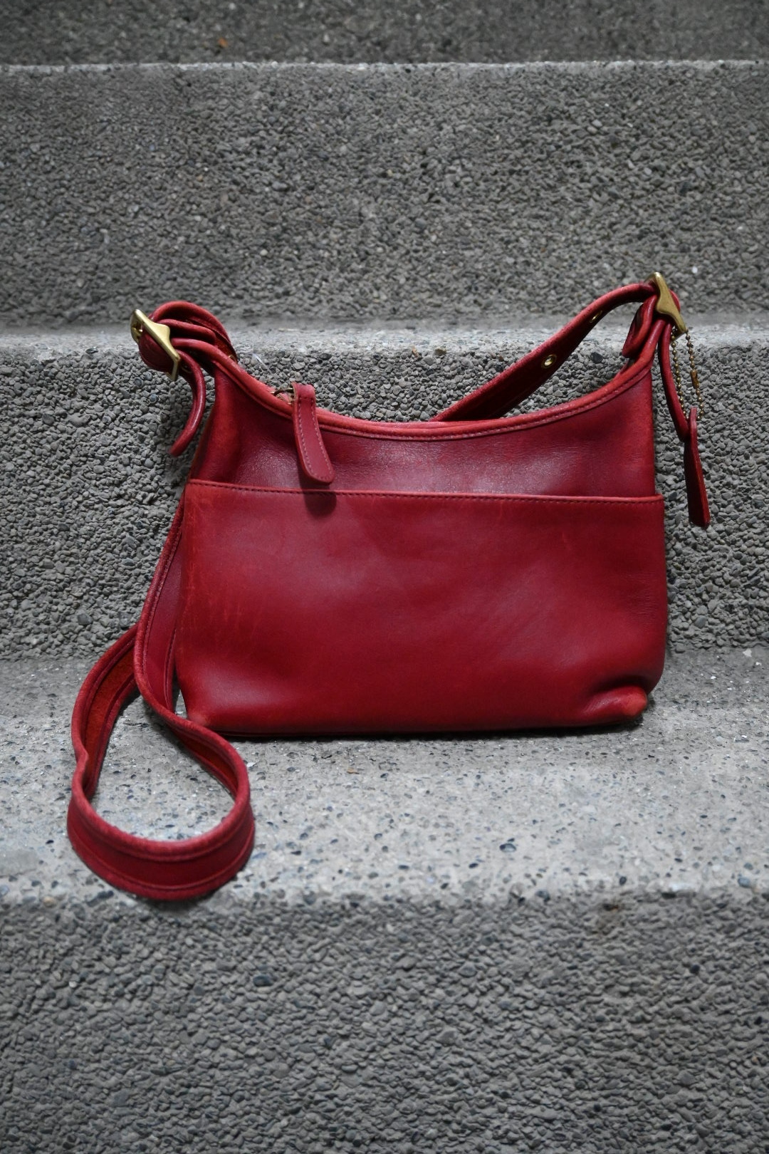 COACH Leather Shoulder Bag