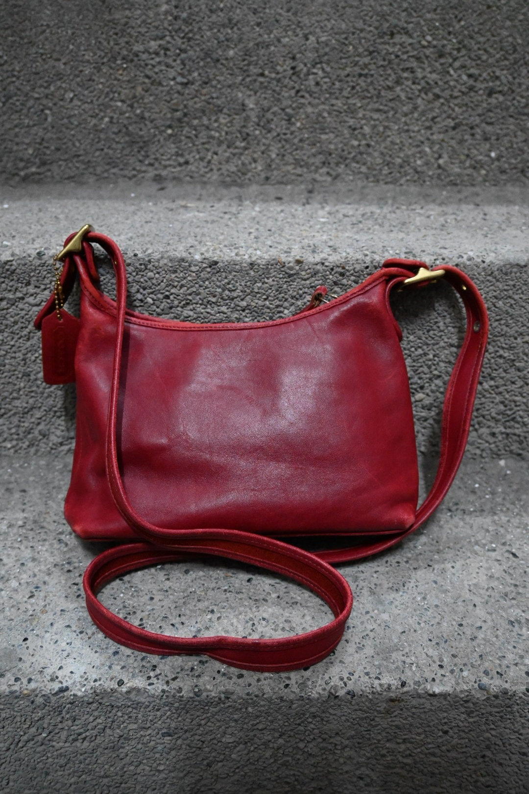 COACH Leather Shoulder Bag