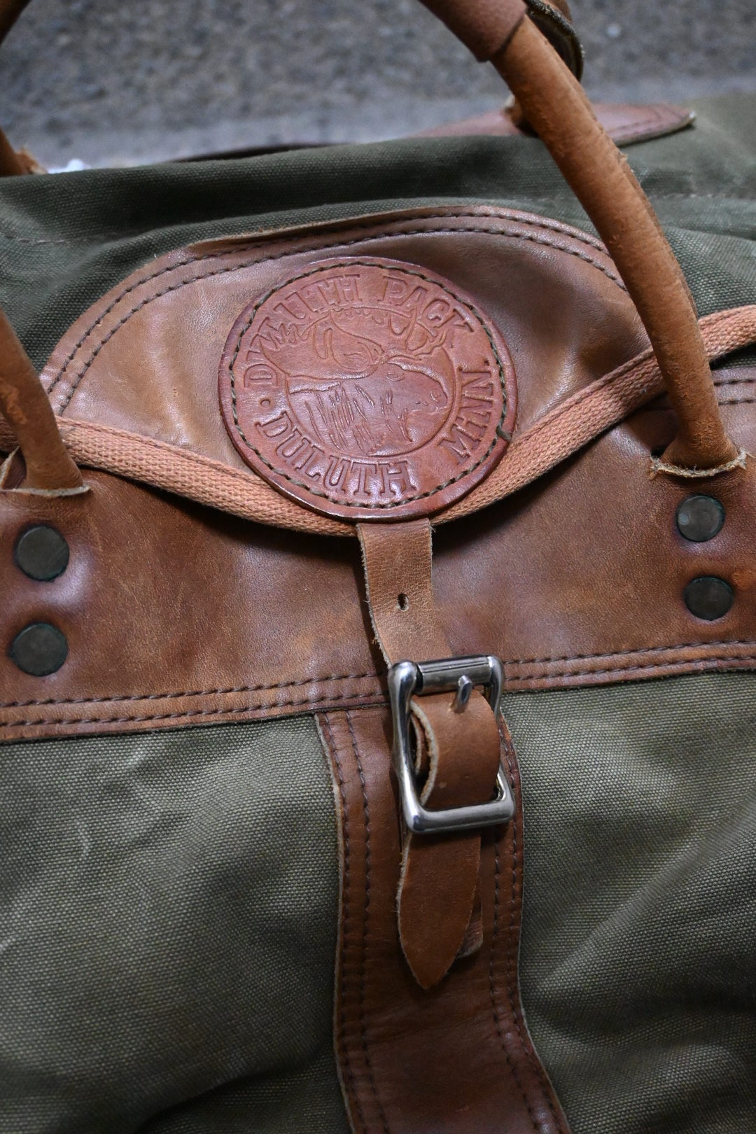DULUTH PACK Canvas × Leather Hunting Bag Made in USA