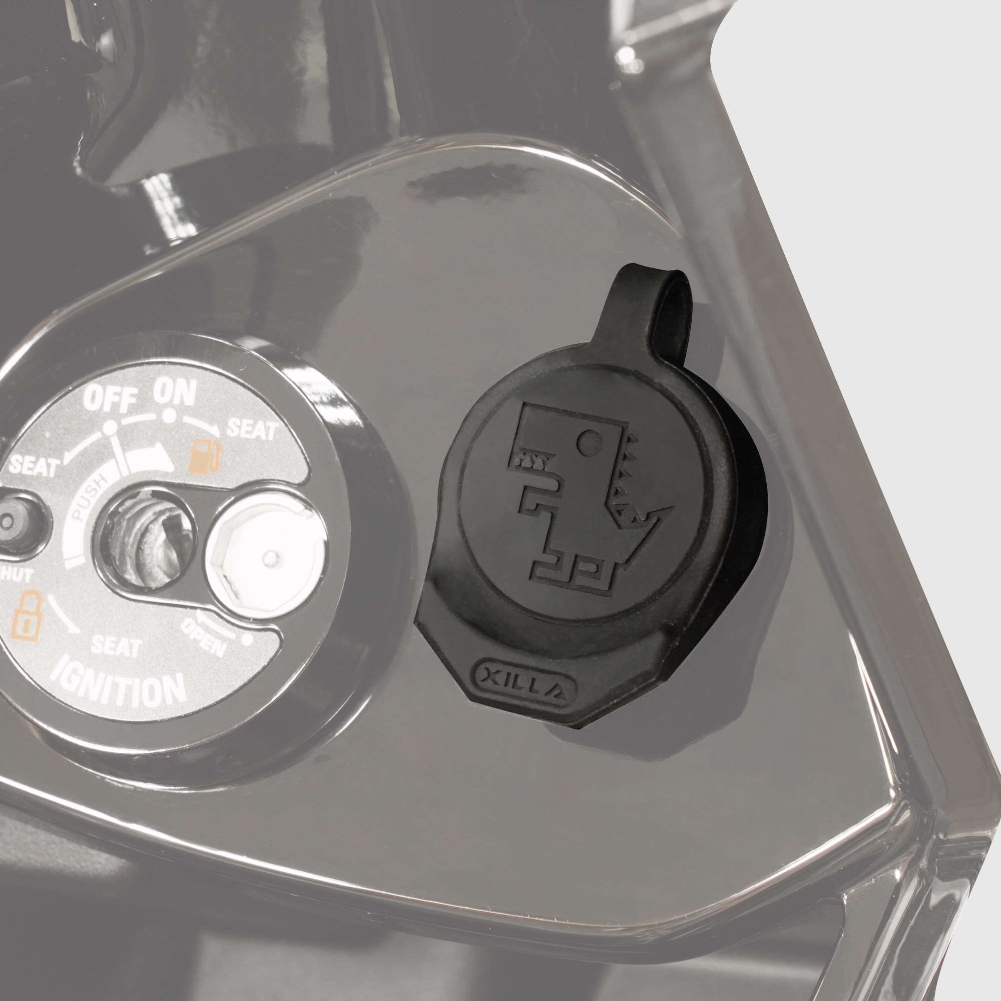 機車通用型配件｜機車USB造型矽膠防塵蓋