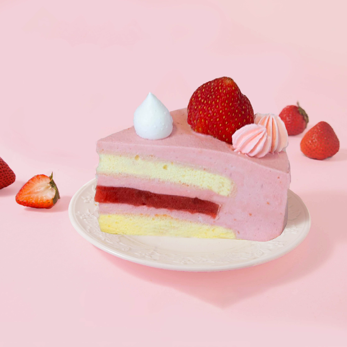 草莓優格蛋糕 6吋【季節限定/草莓蛋糕/生日蛋糕】