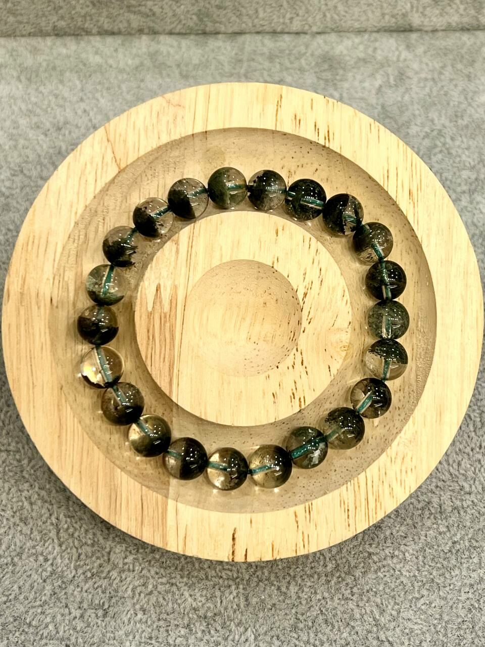 [S] GEMZ & CO MXJ 8MM GOOD GRADE GREEN PHANTOM JU BAO PEN BLT, Y288 (Y288)