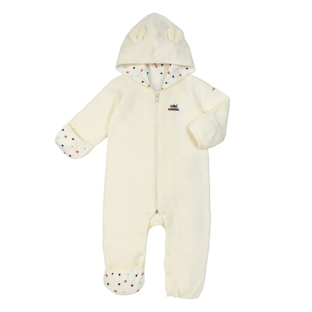 PUREVEIL無撚紗連帽連身外套-白