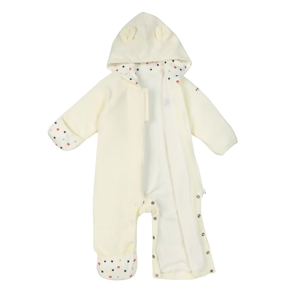 PUREVEIL無撚紗連帽連身外套-白