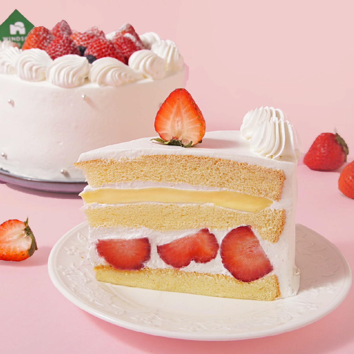 【限店取】鮮草莓蛋糕6-8吋【季節限定/草莓蛋糕/生日蛋糕】
