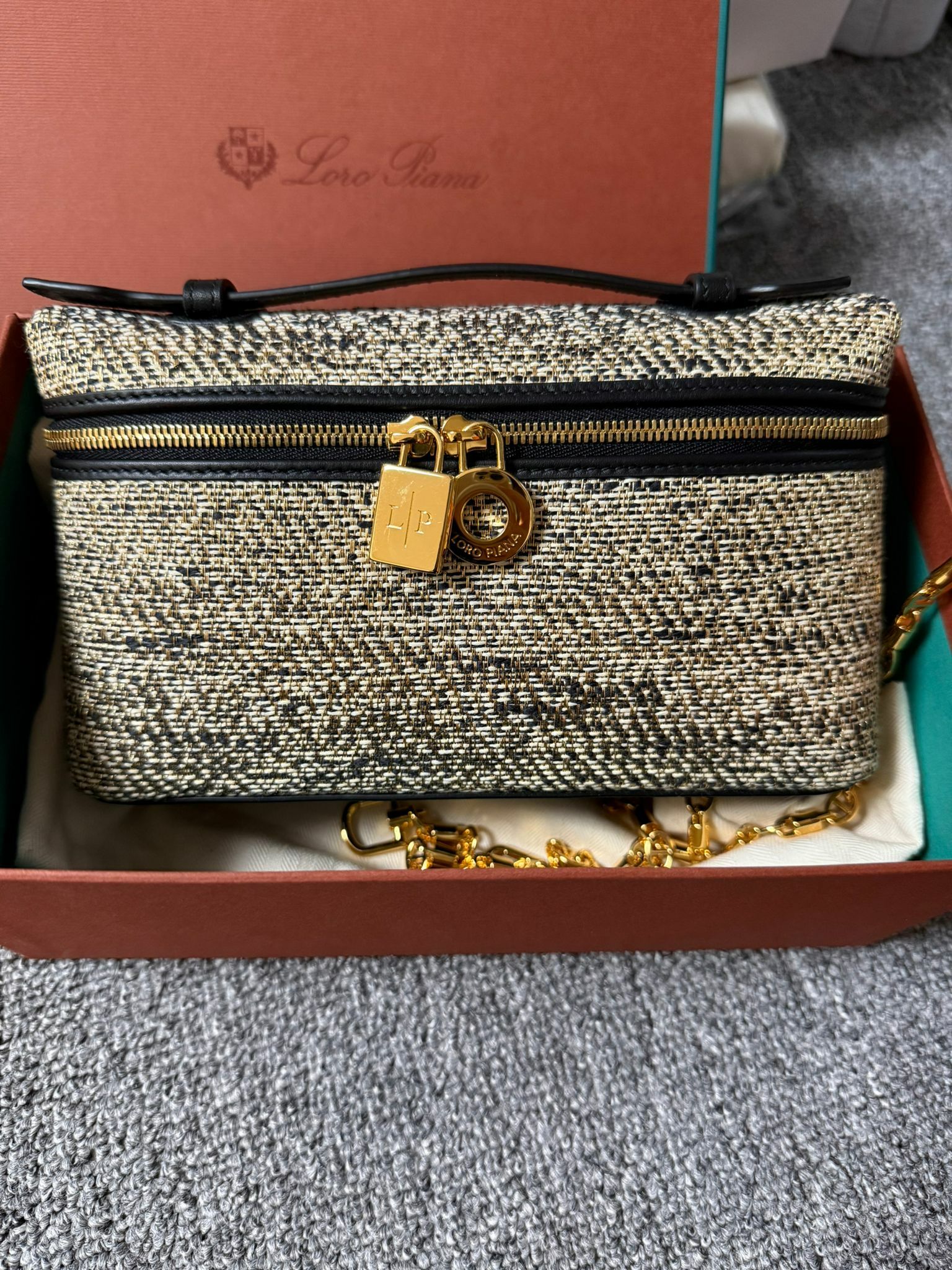 Extra Pocket L19 Tweed 混金線