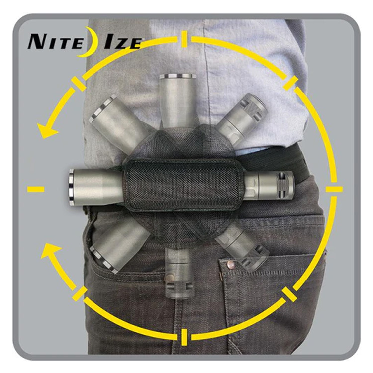Nite Ize LHS-03 Lite Holster Stretch Flashlight Holster 360 度旋轉夾大號電筒套