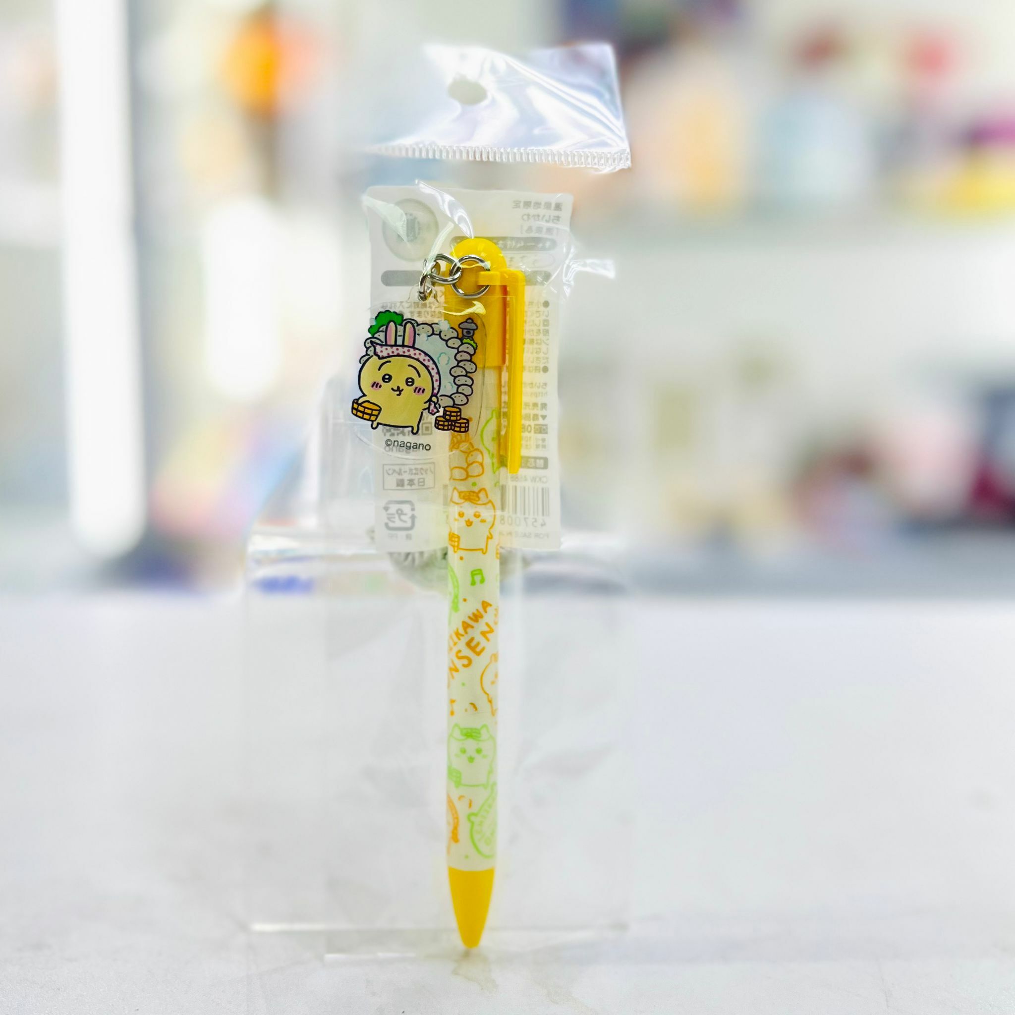 Chiikawa溫泉地區 日本製 黑色原子筆-Usagi