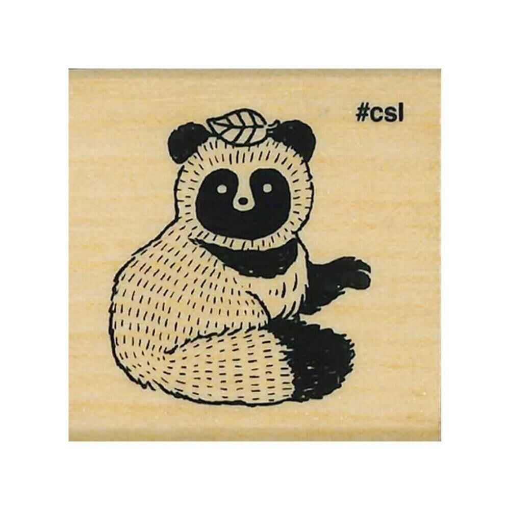 日本 KODOMO I Love Stamp 木印章 - 浣熊 1533-051