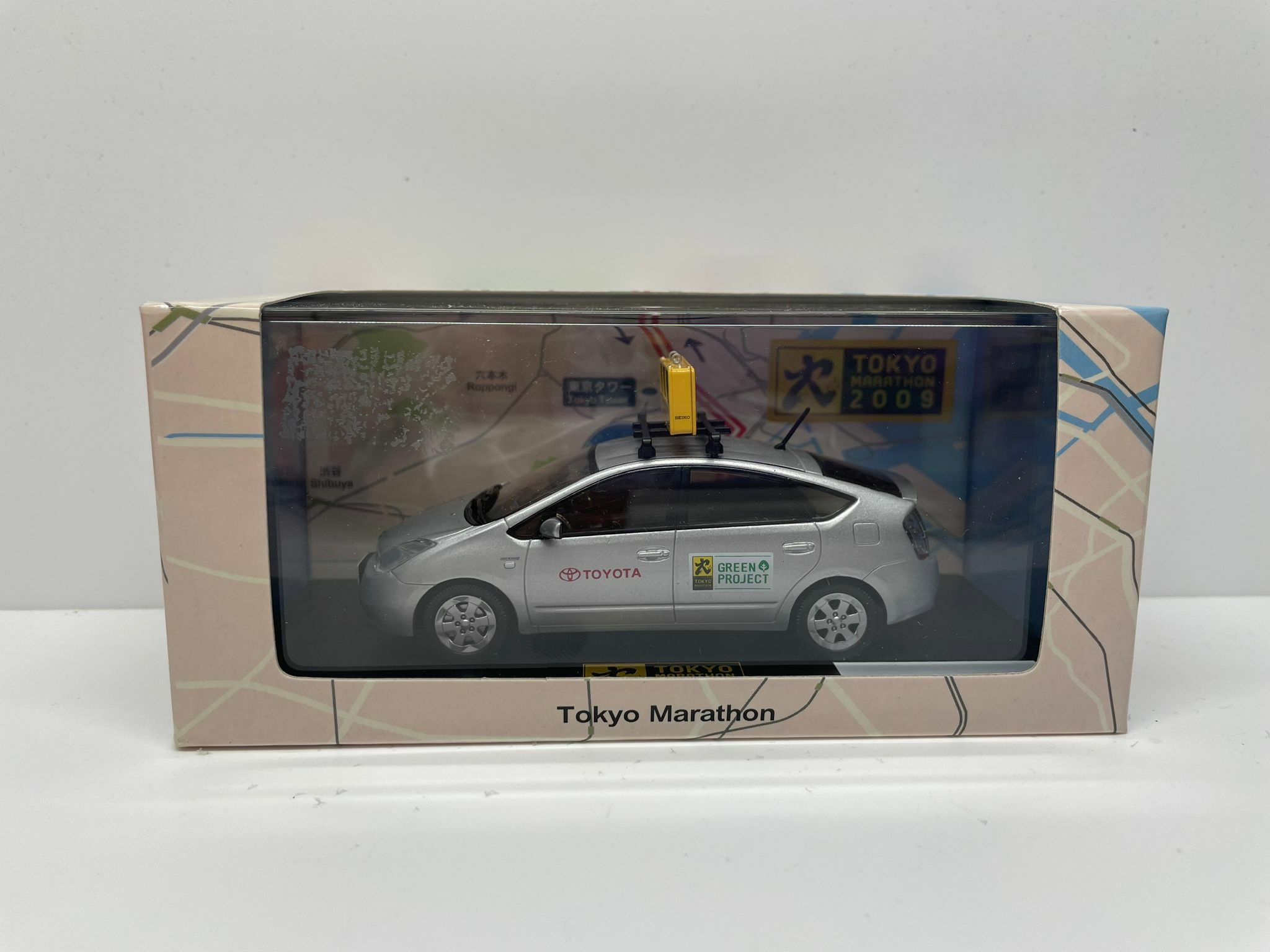 KYOSHO 1/43 TOYOTA PRIUS TOKYO MARATHON 2009