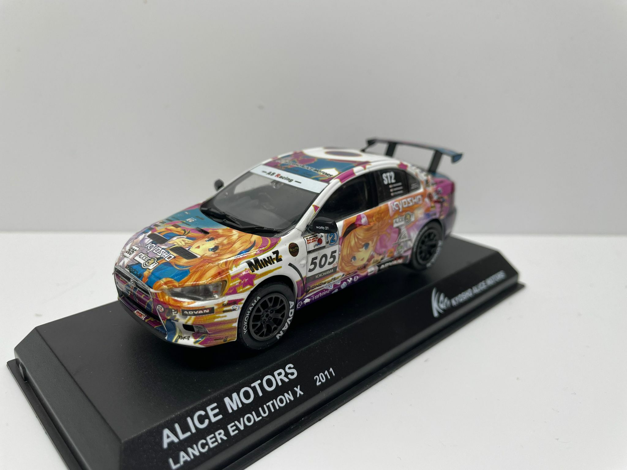KYOSHO 1/43 ALICE MOTORS LANCER EVOLUTION X 2011