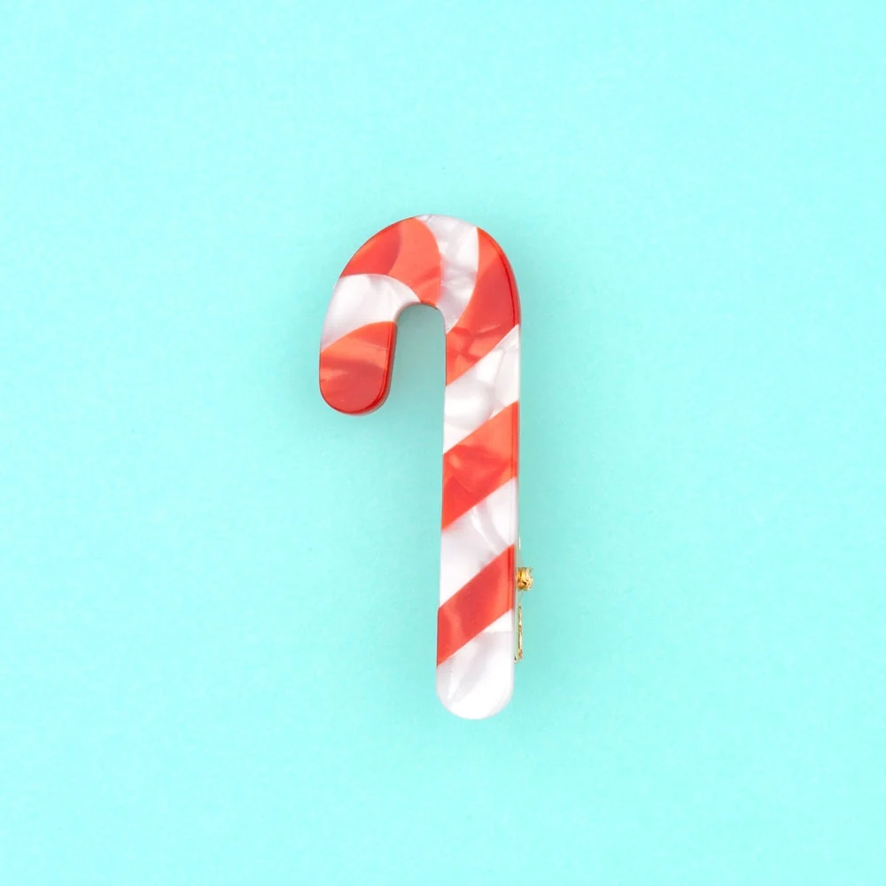 CANDY CANE HAIR CLIP｜Coucou Suzette