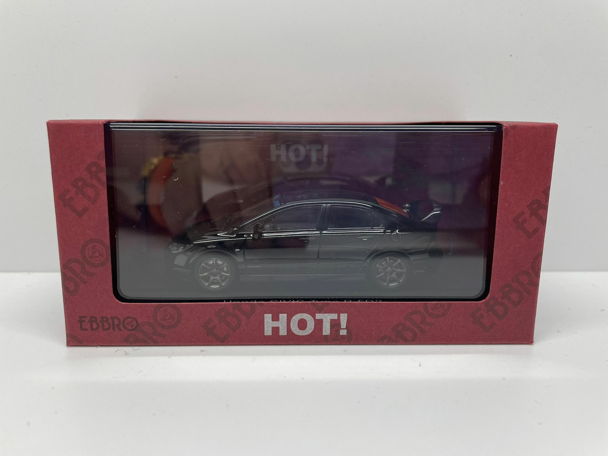 EBBRO 1/43 HONDA CIVIC TYPE R FD2 BLACK