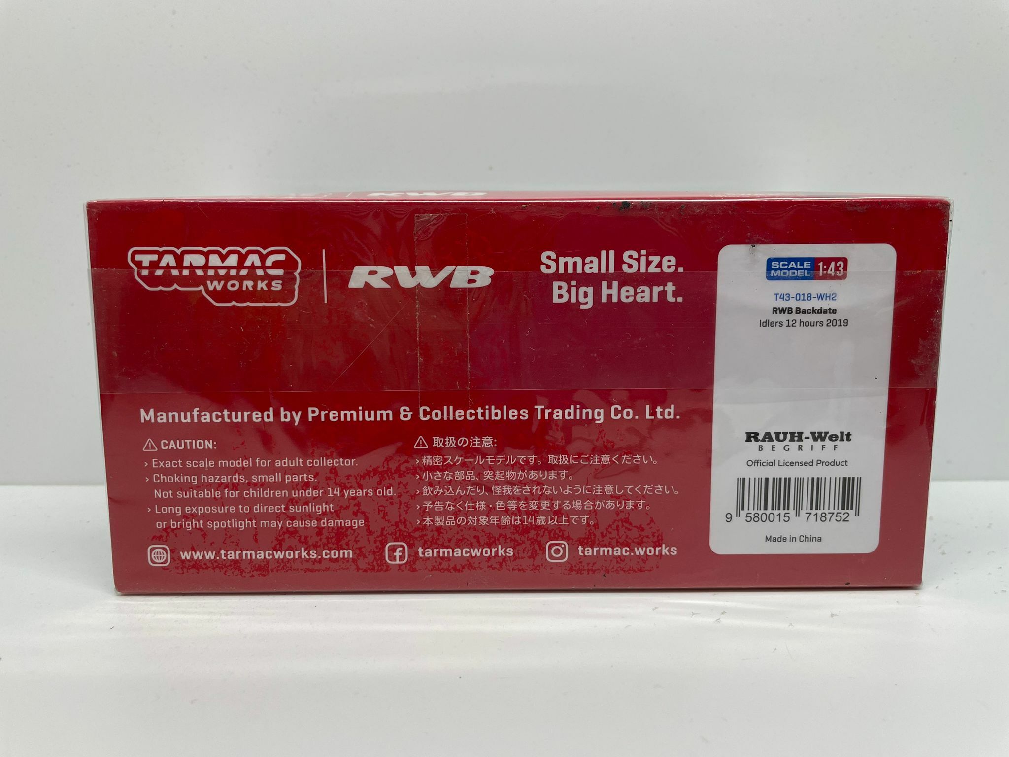 TARMAC 1/43 RWB BACKDATE IDLERS 12 HOURS 2019