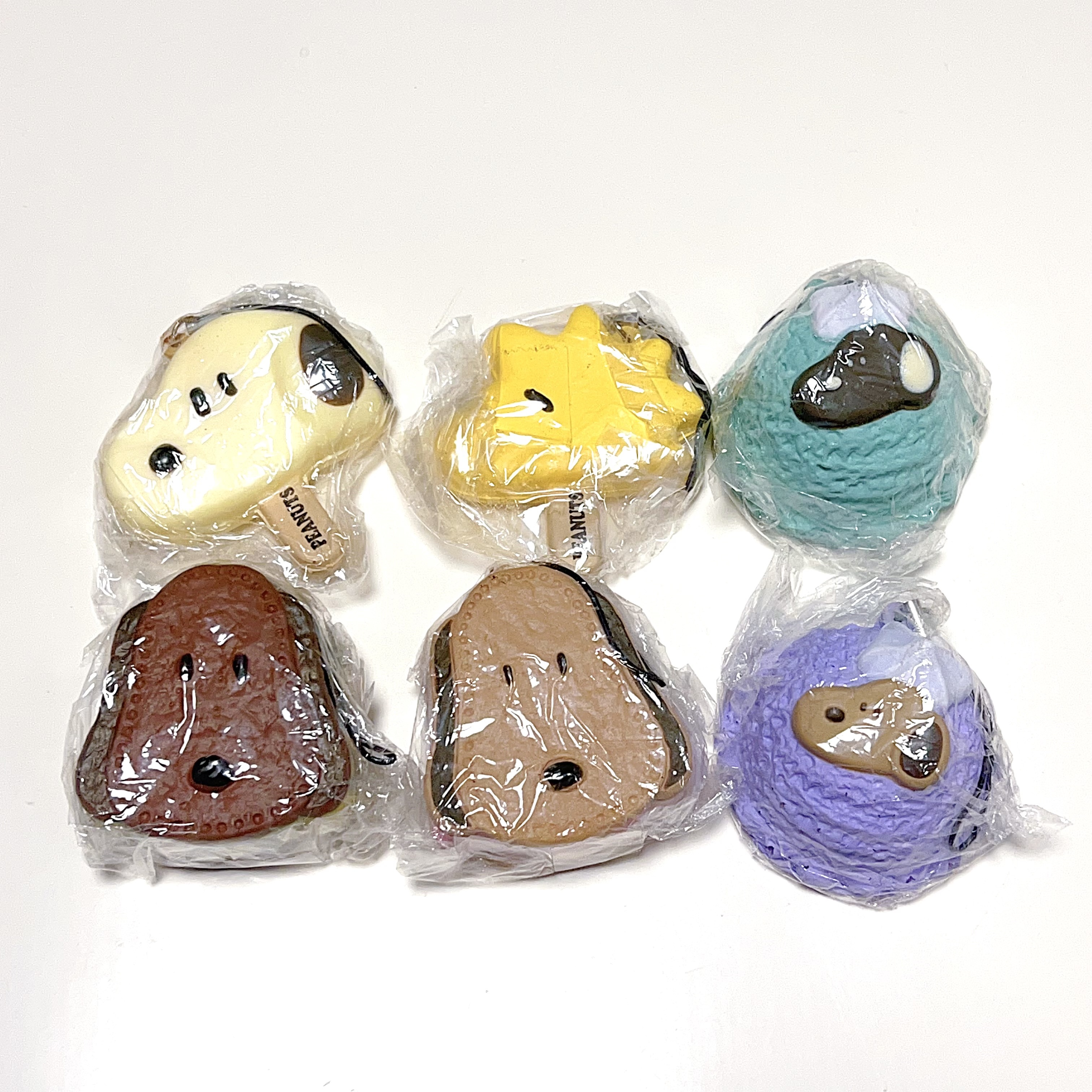 Vintage Snoopy gotcha squishy set