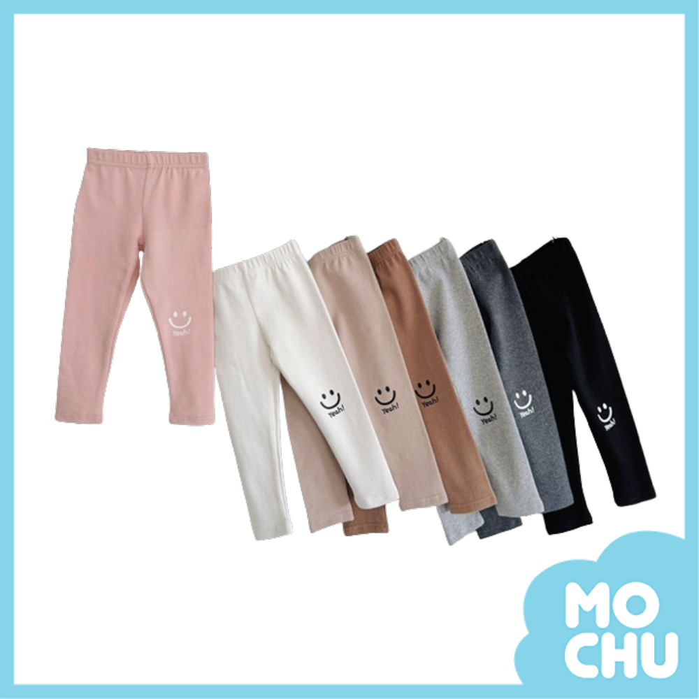 笑臉彈性內搭長褲(七色)
