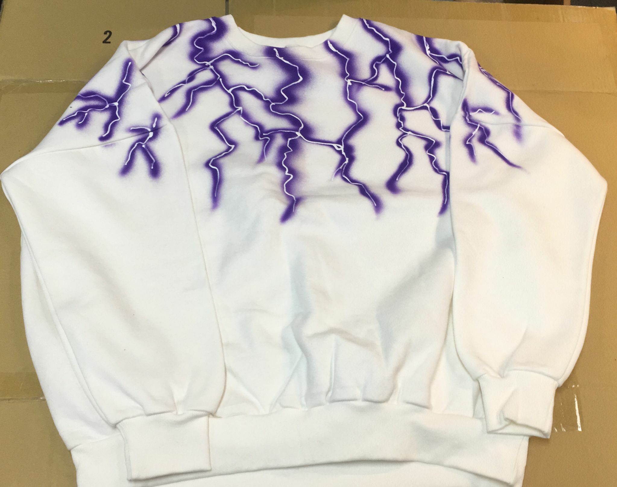 現貨 韓國閃電毛底衛衣 （此為清貨價貨品不設退換）(AT11 371)