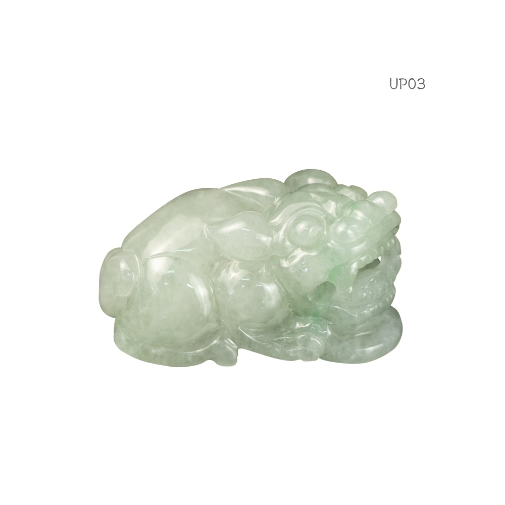 【菩提居】翡翠貔貅擺飾UP03 (廠商直出、不參加免運及滿額贈優惠)