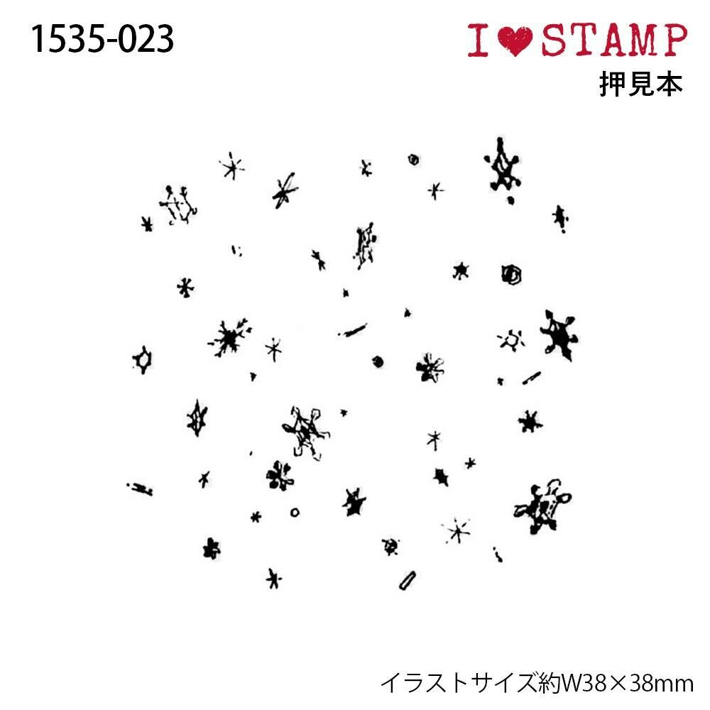 日本 KODOMO I Love Stamp 木印章 - 雪花 1535-023