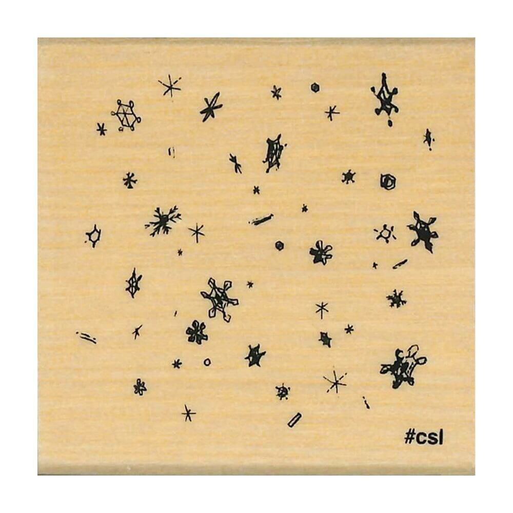 日本 KODOMO I Love Stamp 木印章 - 雪花 1535-023