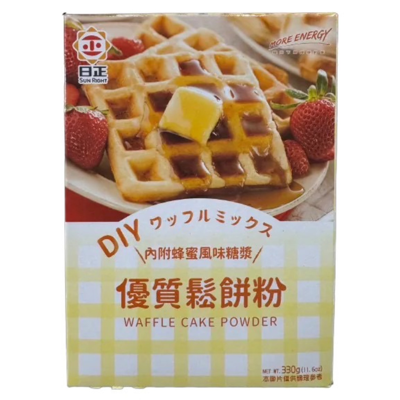 【日正】優質鬆餅粉330g (內附蜂蜜風味糖漿)