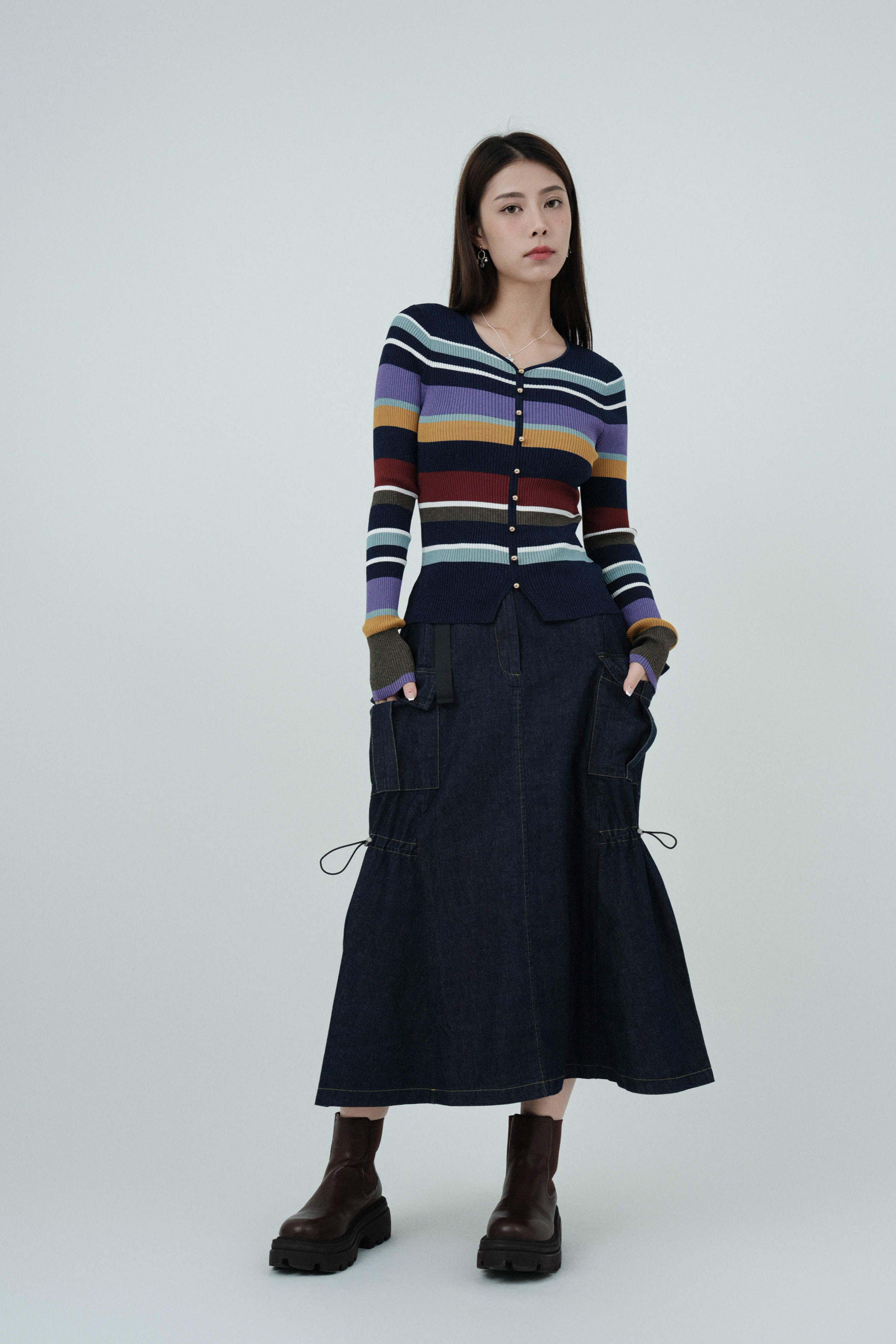 FW24_0195（上衣＋半截裙）