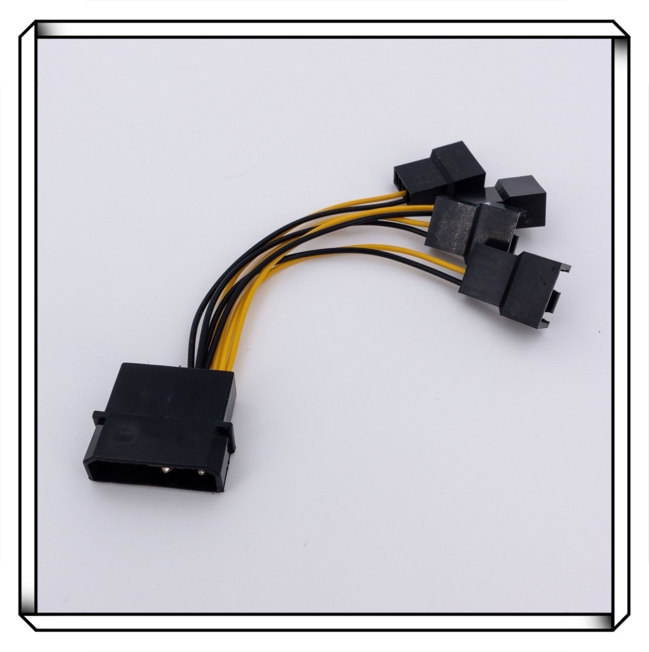 大4P轉4針 一對4 12V 風扇電源延長線 一分四 4Pin 延長線 風扇