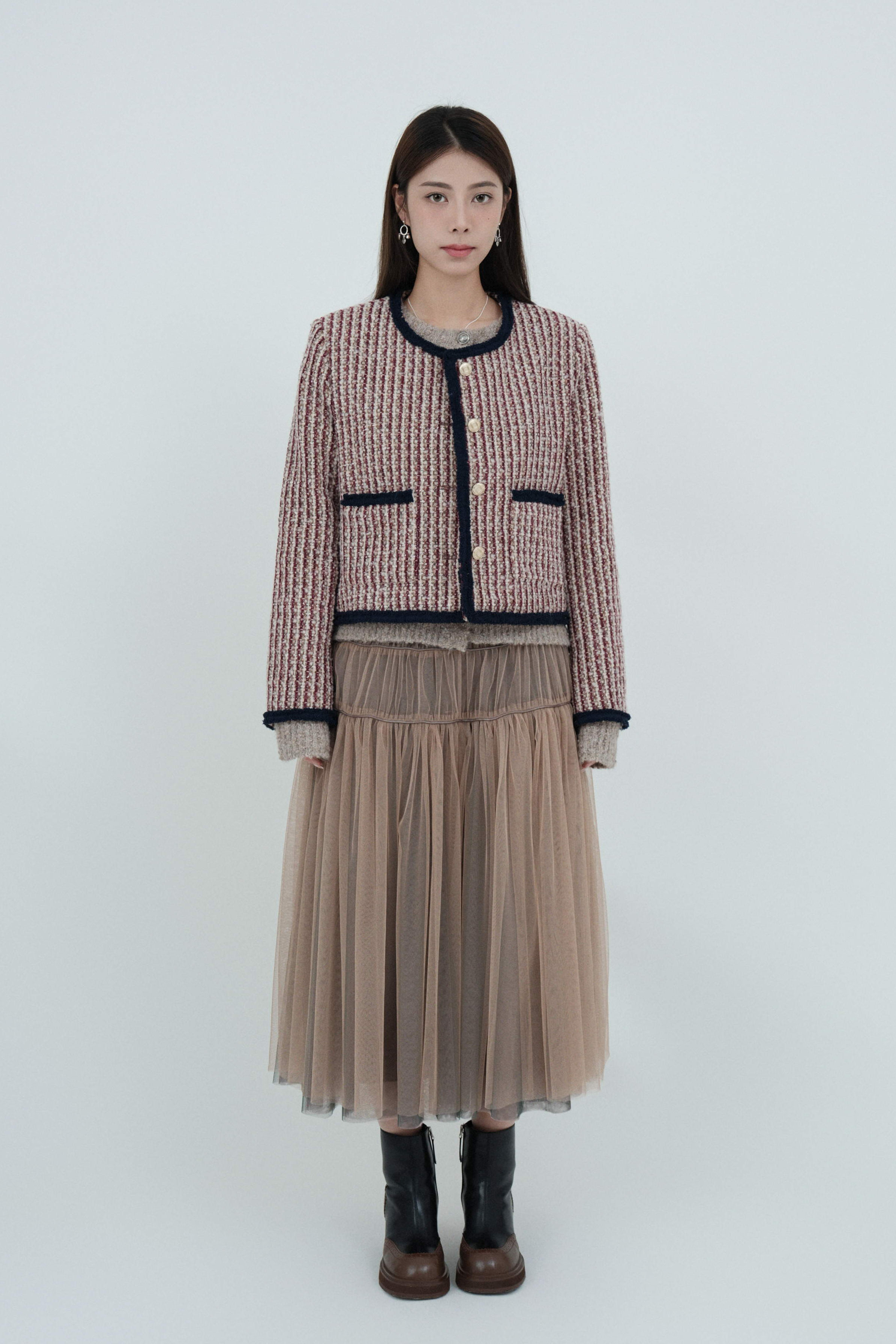 FW24_0196（外套＋上衣＋半截裙）