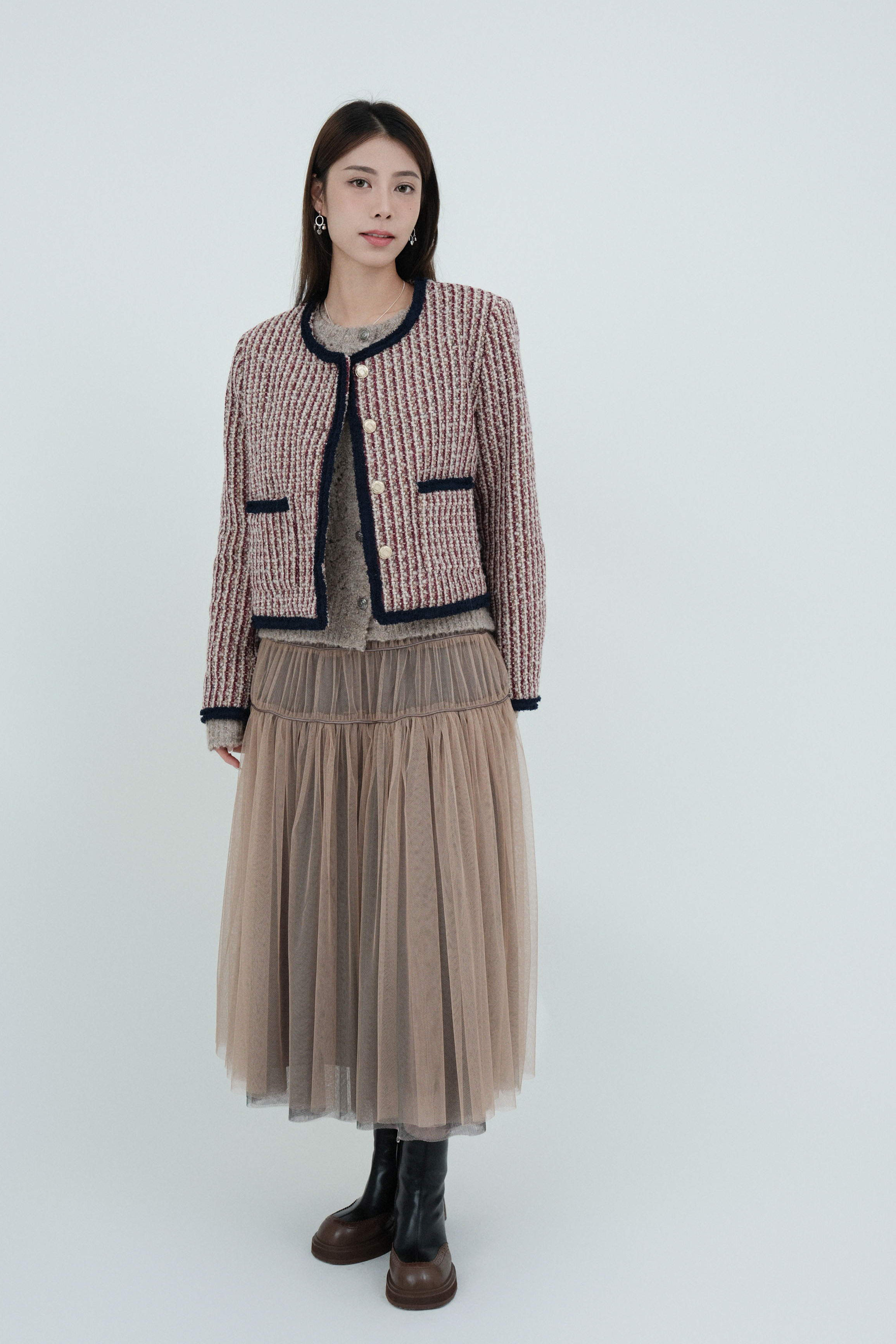 FW24_0196（外套＋上衣＋半截裙）