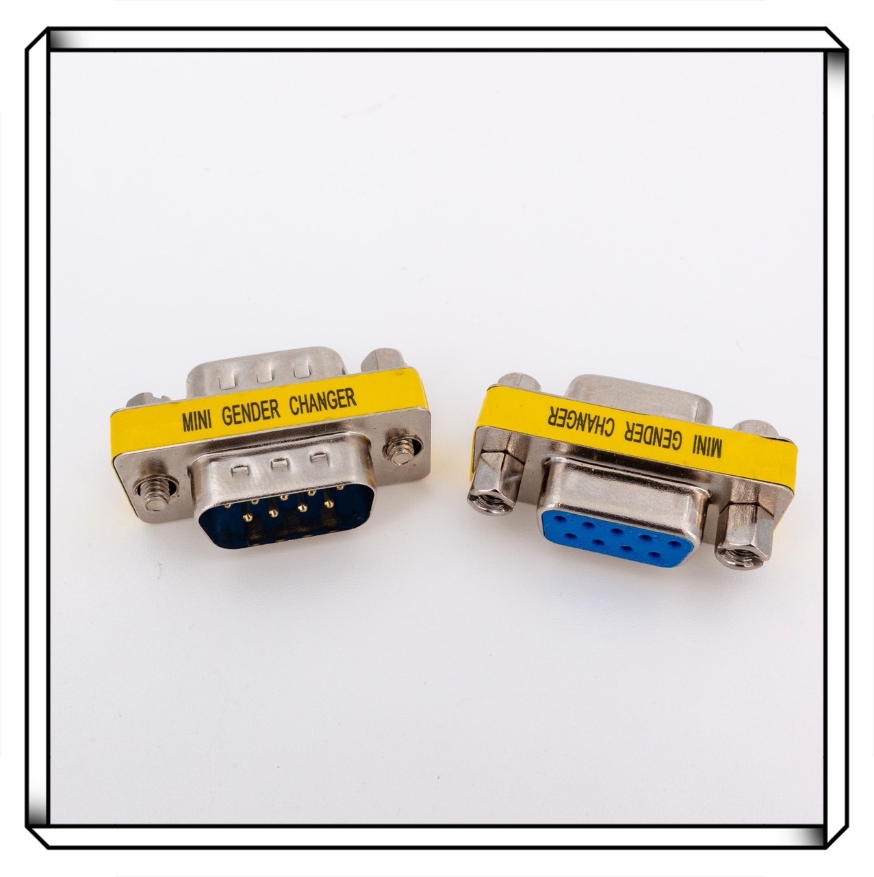 DB9串口 公對公 轉接頭 連接器 對接頭 RS232 公轉公 9Pin 對 9Pin