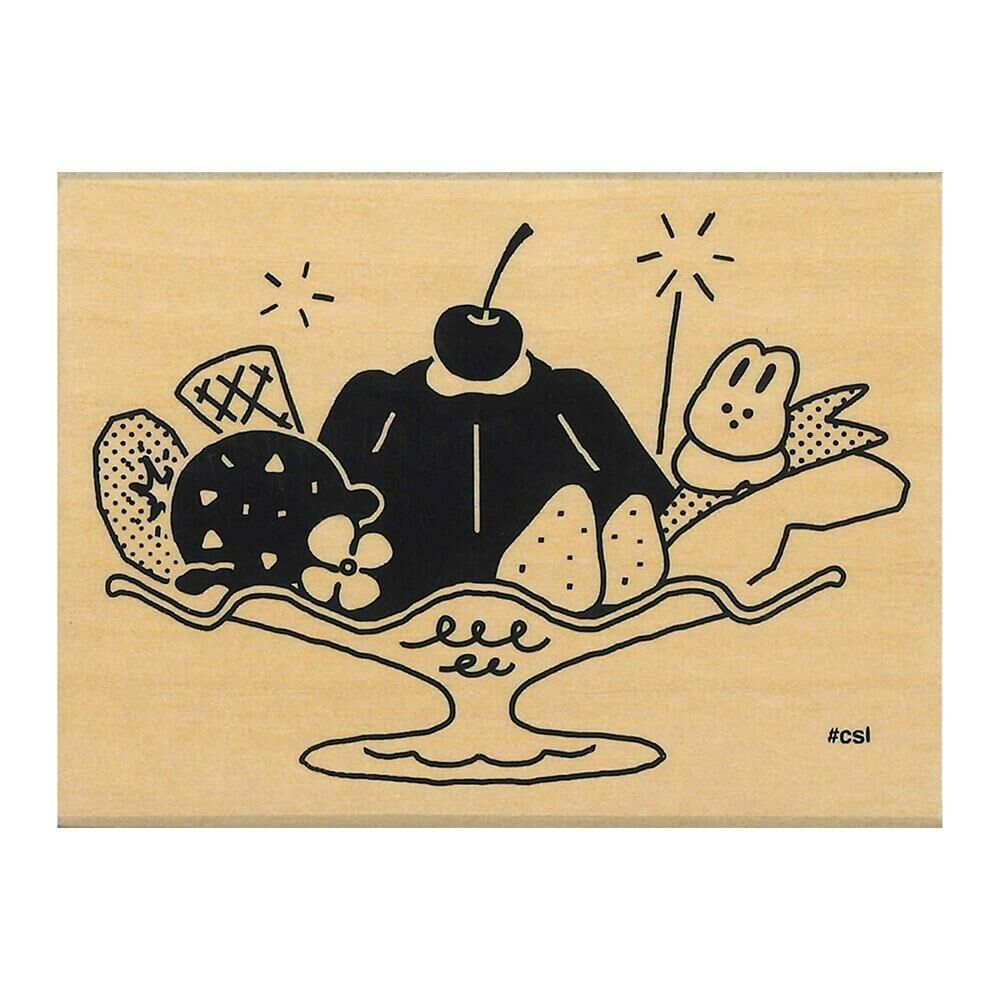 日本 KODOMO I Love Stamp 木印章 -水果果凍 1540-003