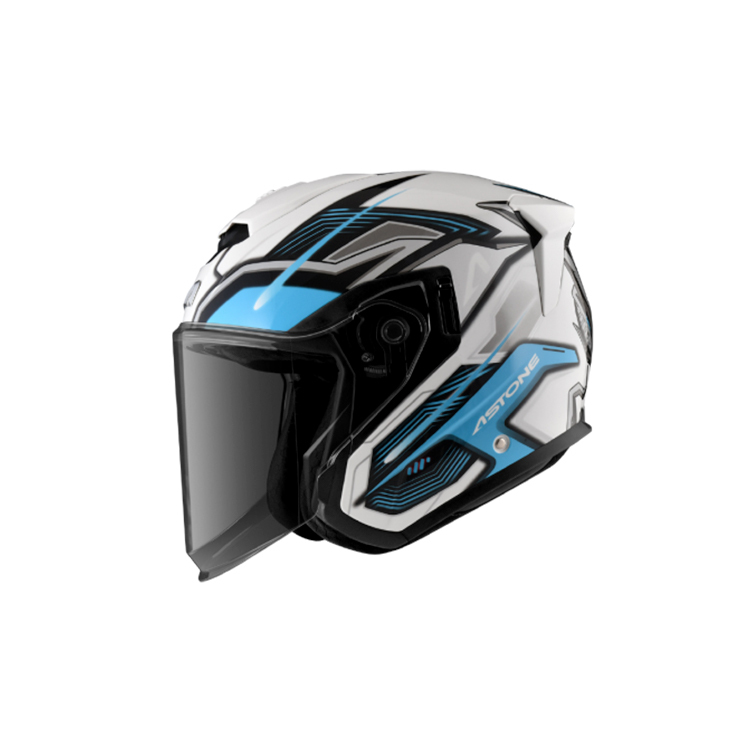 Astone DJ14 BQ2 3/4罩安全帽 彩繪款