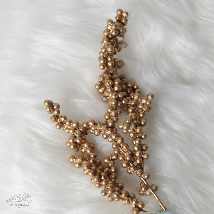 人造果 聖誕小裝飾 19叉(單個) 2色