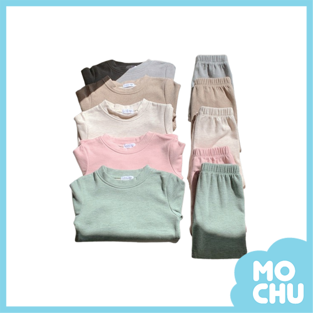 德絨磨毛家居服套裝(五色)