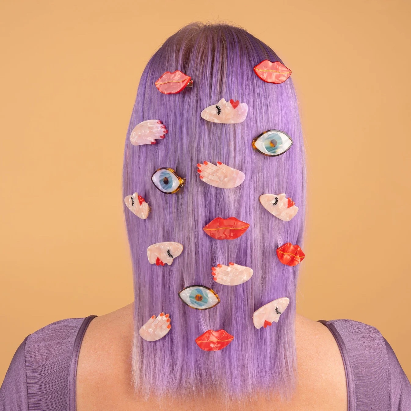 BLUE EYE HAIR CLIP｜Coucou Suzette